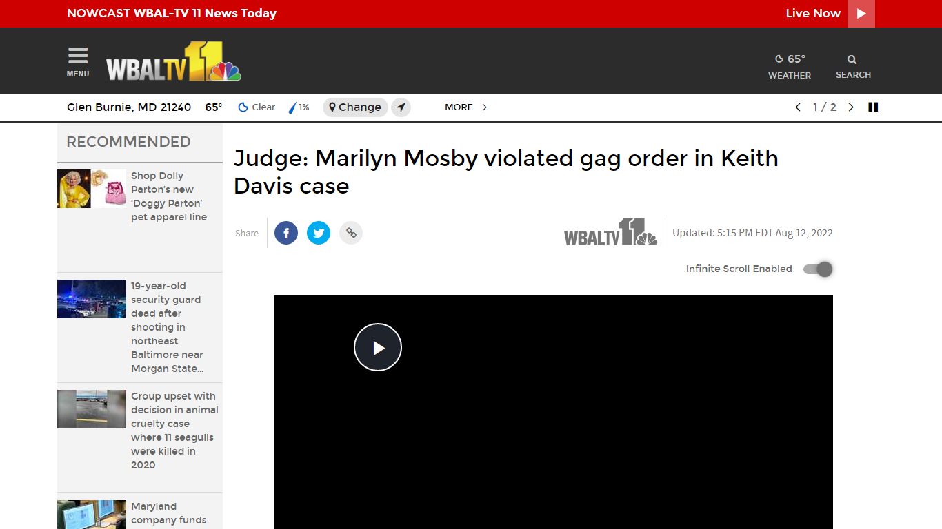 Judge: Marilyn Mosby violated gag order in Keith Davis case